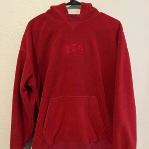 Gap Kids Boys Fleece Kangaroo Pocket Pullover Hoodie XXL Red (1)